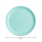 LUMINARC OPAL TURQUOISE DINNERWARE 12 PIECE SET