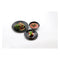 LUMINARC HARENA BLACK OPAL TEMPERED GLASS DINNER PLATE, (250MM DIA)