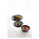 LUMINARC HARENA BLACK OPAL TEMPERED GLASS DINNER PLATE, (250MM DIA)