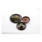 LUMINARC HARENA BLACK OPAL TEMPERED GLASS DINNER PLATE, (250MM DIA)