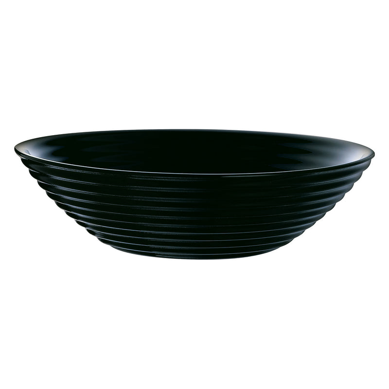 LUMINARC HARENA BLACK OPAL TEMPERED GLASS MULTI-PURPOSE BOWL, 450ML (160MM DIA)