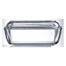 LUMINARC TEMPERED GLASS COW BUTTER DISH, (110X170X75MM)