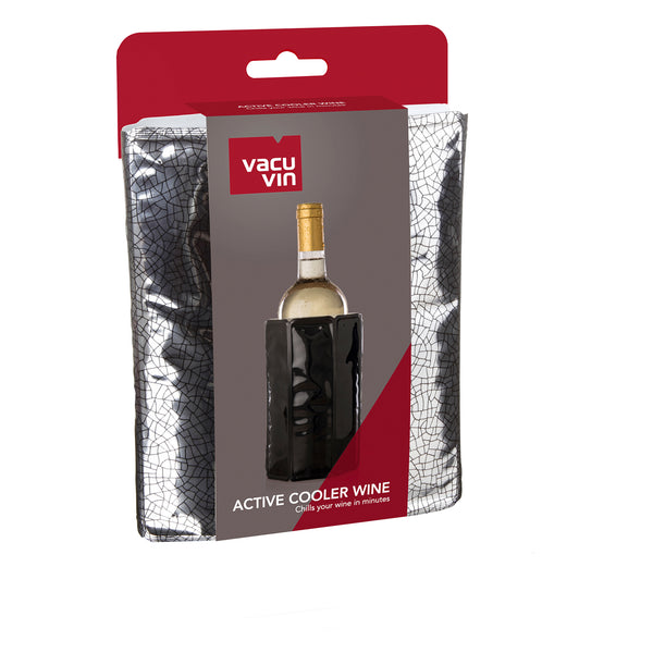 VACU VIN ACTIVE WINE BOTTLE COOLER - SILVER