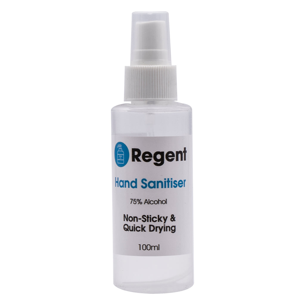 REGENT HAND SANITISER WITH SPRAY TOP 100ML