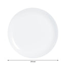 CONSOL OPAL DINNER PLATE, (270MM DIA)