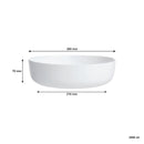 CONSOL GENEVA ROUND OPAL OVEN GLASS DISH, 2.8LT (260MM DIAX69MM)