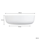 CONSOL GENEVA ROUND OPAL OVEN GLASS DISH, 2LT (220MM DIAX67MM)