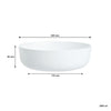 CONSOL GENEVA ROUND OPAL OVEN GLASS DISH, 2LT (220MM DIAX69MM)