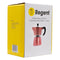 REGENT COFFEE MAKER ALUMINIUM 2 TONE ROSE GOLD & SILVER 6 CUP, (275ML)