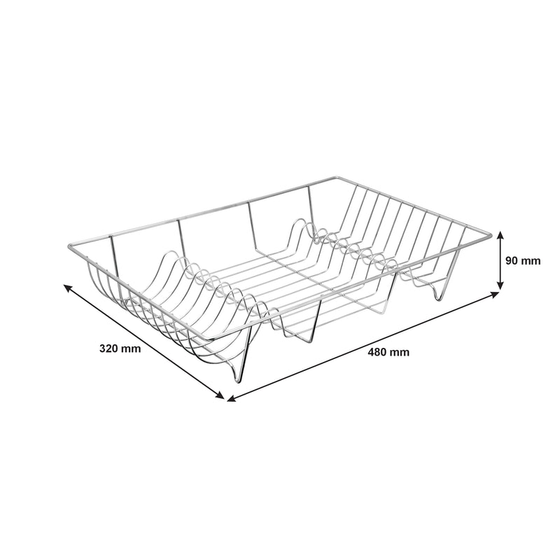 REGENT CHROME DISH DRYING RACK (480X320X90MM)