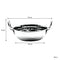 REGENT COOKWARE KARAHI PAN HAMMERED WITH 2 HANDLES ST STEEL, 300ML (125MM DIAX40MM)