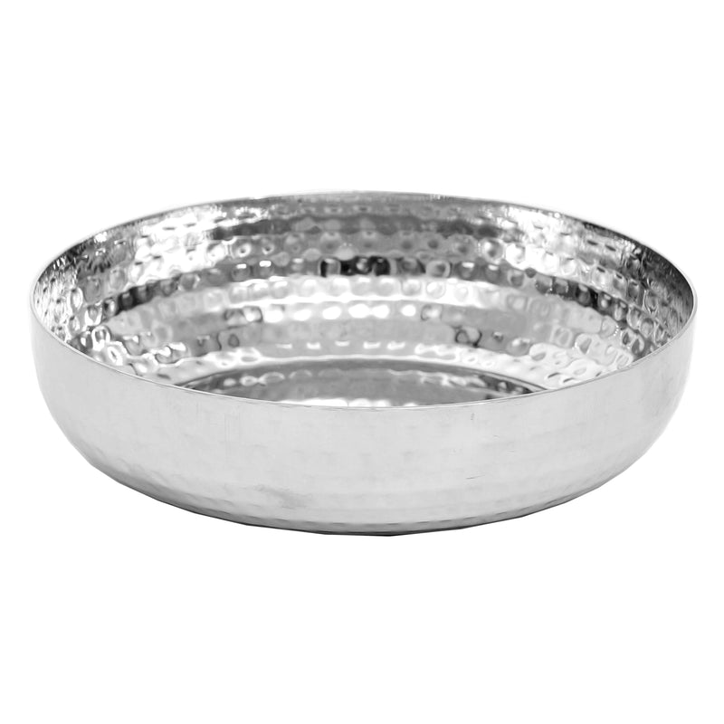 REGENT COOKWARE SERVING BOWL HAMMERED ST STEEL, 400ML (140MM DIAX36MM)