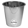 BAR BUTLER ICE BUCKET WITHOUT HANDLES STAINLESS STEEL, 4LT (215MM DIAX205MM)