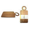 REGENT ACACIA WOOD RECTANGULAR SERVING BOARD WITH RING HANDLE, (440X200X15MM)