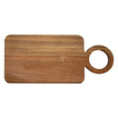 REGENT ACACIA WOOD RECTANGULAR SERVING BOARD WITH RING HANDLE, (440X200X15MM)