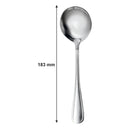 ST. JAMES CUTLERY BRISTOL (880) SOUP SPOON, 1 DOZ