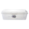 REGENT PLASTIC KEMPY RECTANGULAR STORAGE BOX CLEAR 2PCE VALUE PACK (2.7LT l 4.6LT), (350X200X115MM)