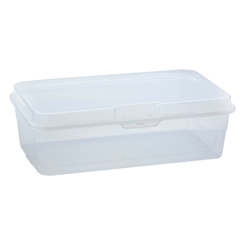 REGENT PLASTIC KEMPY RECTANGULAR STORAGE BOX CLEAR 2PCE VALUE PACK (2.7LT l 4.6LT), (350X200X115MM)