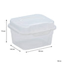 REGENT PLASTIC KEMPY STORAGE BOX 5PCE VALUE PACK (150ML/350ML/700ML/1.3L /2.1L), (195X195X115MM)