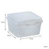 REGENT PLASTIC KEMPY STORAGE BOX 5PCE VALUE PACK (150ML/350ML/700ML/1.3L /2.1L), (195X195X115MM)