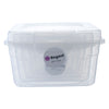 REGENT PLASTIC KEMPY STORAGE BOX 5PCE VALUE PACK (150ML/350ML/700ML/1.3L /2.1L), (195X195X115MM)