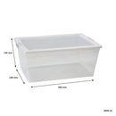 REGENT PLASTIC KEY RECT. STORAGE BOX CLEAR 3PCE VALUE PACK (9L/15L/21L), (450X320X200MM)