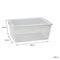 REGENT PLASTIC KEY RECT. STORAGE BOX CLEAR 3PCE VALUE PACK (9L/15L/21L), (450X320X200MM)