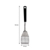 REGENT BRAAI TURNER STAINLESS STEEL WITH TPR HANDLE, (430X90X20MM)