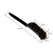 REGENT BRAAI 3 WAY CLEANING BRISTLE BRUSH WITH SCRAPER STAINLESS STEEL, (450X75X70MM)