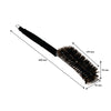 REGENT BRAAI 3 WAY CLEANING BRISTLE BRUSH WITH SCRAPER STAINLESS STEEL, (450X75X70MM)