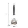 REGENT BRISTLE-FREE BRAAI GRILL CLEANING BRUSH STAINLESS STEEL, (440X140X40MM)