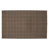 REGENT PLACE MATS WOVEN GOLD/BLACK/GREY PVC, (300X450MM)