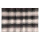 REGENT PLACE MATS WOVEN SILVER/BLACK PVC, (300X450MM)