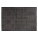 REGENT PLACE MATS WOVEN BLACK PVC, (300X450MM)