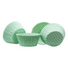 REGENT CAKE CUPS LIGHT GREEN WITH WHITE STARS 50 PIECE, (55X37.5MM)