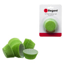 REGENT CAKE CUPS PLAIN GREEN 50 PIECE, (50X32.5MM)