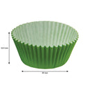 REGENT CAKE CUPS PLAIN GREEN 50 PIECE, (50X32.5MM)