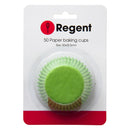 REGENT CAKE CUPS PLAIN GREEN 50 PIECE, (50X32.5MM)