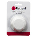 REGENT CAKE CUPS WHITE 50 PIECE, (50X32.5MM)