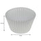 REGENT CAKE CUPS WHITE 50 PIECE, (55X37.5MM)