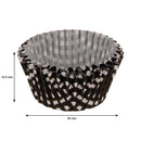 REGENT CAKE CUPS BLACK AND WHITE CHECK 50 PCS, (50X32.5MM)