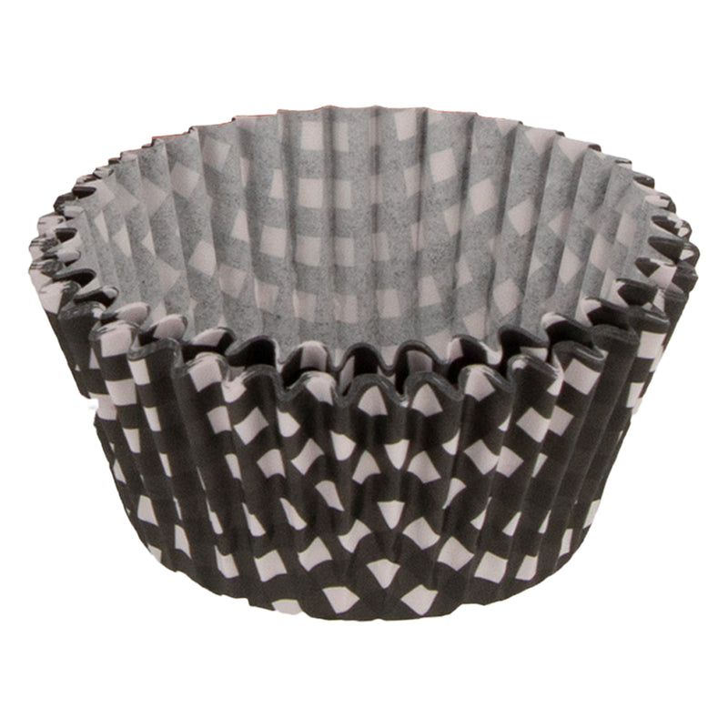 REGENT CAKE CUPS BLACK AND WHITE CHECK 50 PCS, (50X32.5MM)