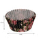 REGENT CAKE CUPS BLACK WITH PINK ROSES AND WHITE DAISIES 50 PCS, (50X32.5MM)