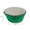 REGENT CAKE CUPS GREEN FOIL 50 PCS, (50X32.5MM)