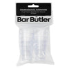 BAR BUTLER CLEAR PLASTIC SHOT GLASSES 10 PACK, (25ML)