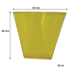 BAR BUTLER COLOURED SHOT GLASSES PLASTIC 6 PACK, 50ML (52MM DIAX48MM)