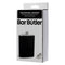 BAR BUTLER HIP FLASK ST STEEL WITH BLACK LEATHERETTE COVER AND FUNNEL, 250ML (140X95X23MM)