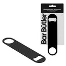 BAR BUTLER BAR BLADE BOTTLE OPENER ST STEEL BLACK, (180X40MM)