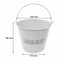 BAR BUTLER ICE BUCKET WITH HANDLE WHITE AND MOTTLED BLACK, 5LT (230MM DIAX180MM)