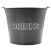 BAR BUTLER ICE BUCKET WITH HANDLE GREY AND MOTTLED WHITE, 5LT (230MM DIAX180MM)